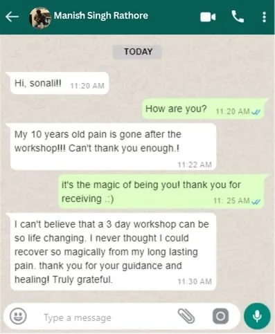 Workshop testimonial