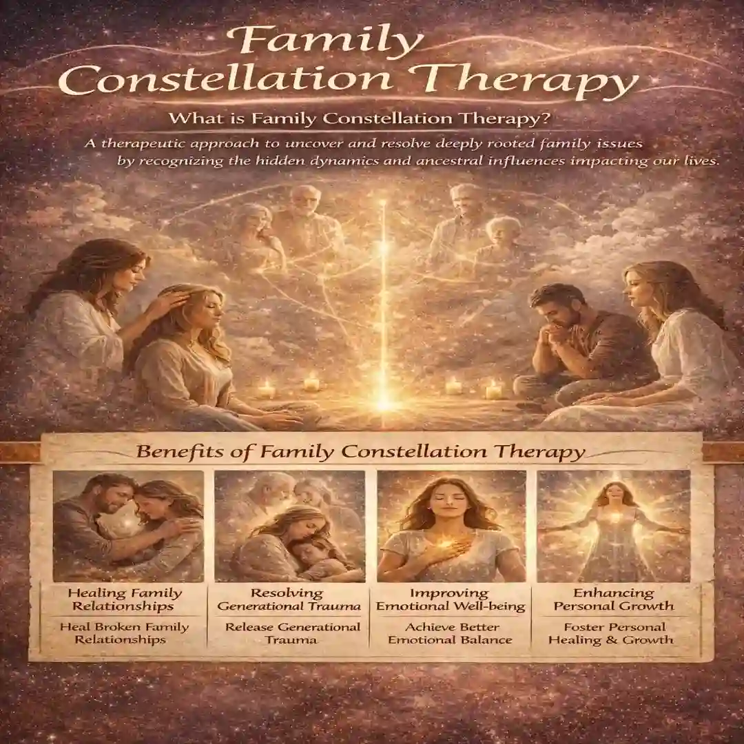 Family Constellation Therapy: what it is and its benefits, illustrated