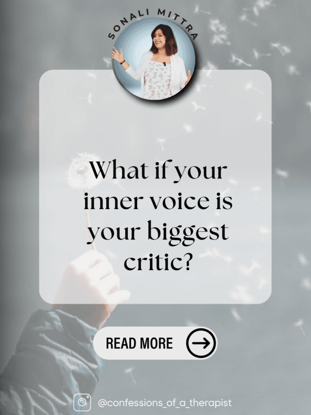Read more about the article Healing Through Inner Dialogue- Sonali Mittra