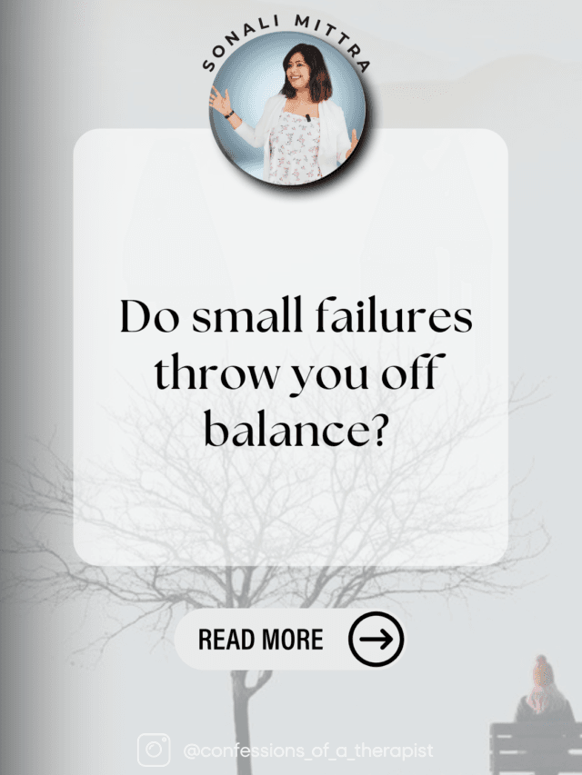 Read more about the article Navigating Emotional Setbacks with Grace- Sonali Mittra