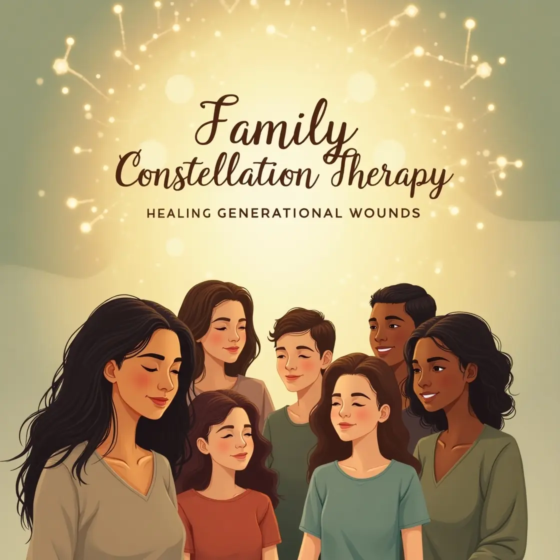 You are currently viewing What Is Family Constellation Therapy? How It Heals Generational Wounds