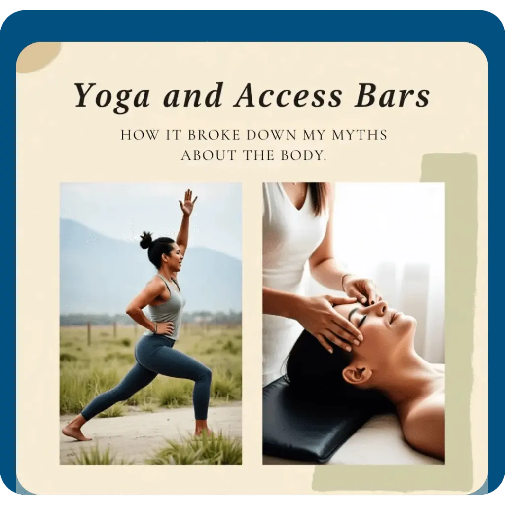 Yoga and Access Bars therapy combo for deep healing