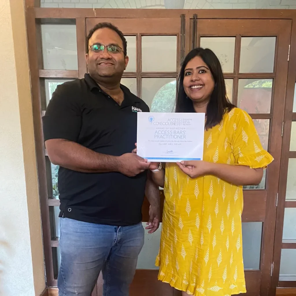 Access Consciousness Bars Certificate