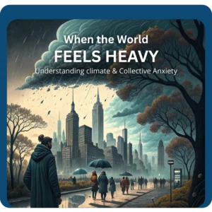 Read more about the article When the World Feels Heavy: Understanding Climate & Collective Anxiety