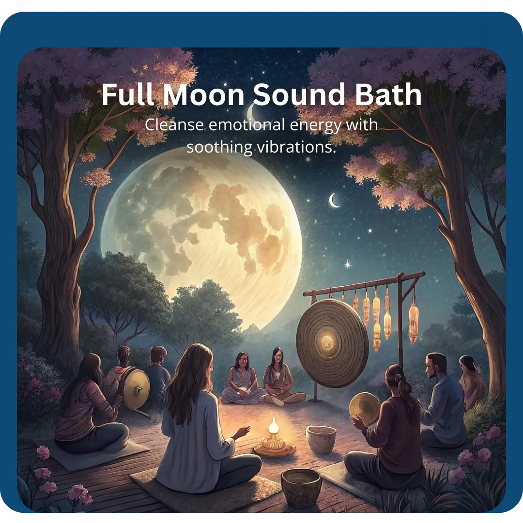 You are currently viewing Full Moon Bath Ritual: How Sound Healing and Gong Vibrations Cleanse Emotional Energy