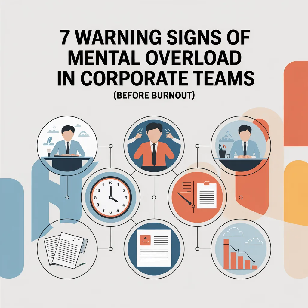 Read more about the article 7 Warning Signs of Mental Overload in Corporate Teams (Before Burnout)
