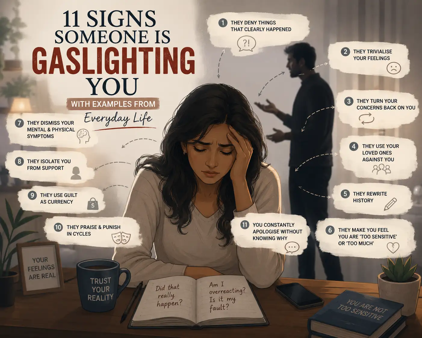 You are currently viewing 11 Signs of Gaslighting: How to Tell if Someone Is Gaslighting You (With Everyday Examples)